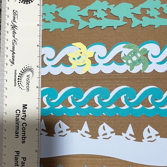 12 inch borders for beach theme vacation - Picture 4 of 16